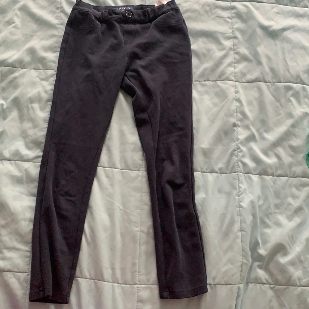 Navy blue school uniform jeggings